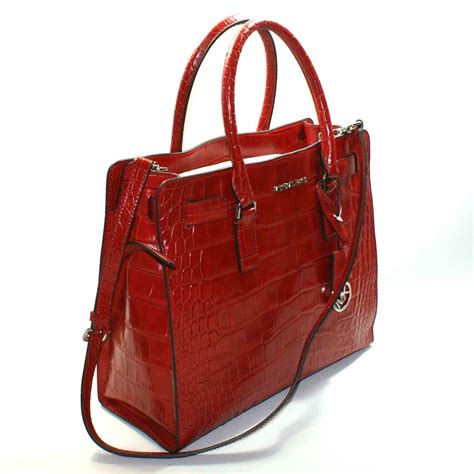 michael kors rote ledertasche|Designer.